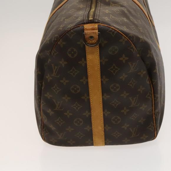 LOUIS VUITTON Monogram Keepall Bandouliere 55 Boston Bag M41414 LV Auth 120510 - Picture 3 of 16